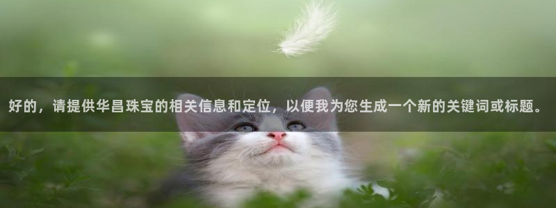 天宏娱乐星歌总部：好的，请提供华昌珠宝的相关信息和定位，以便