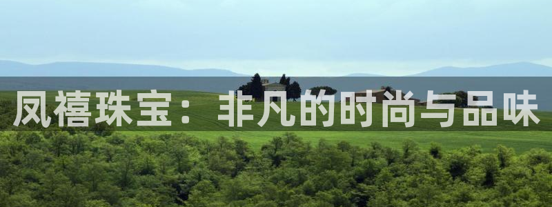 天宏娱乐小号官网下载：凤禧珠宝：非凡的时尚与品味