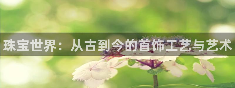 天宏娱乐河源店招聘：珠宝世界：从古到今的首饰工艺与艺术