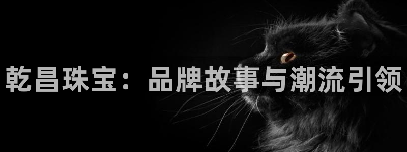 天宏娱乐集团:乾昌珠宝:品牌故事与潮流引领