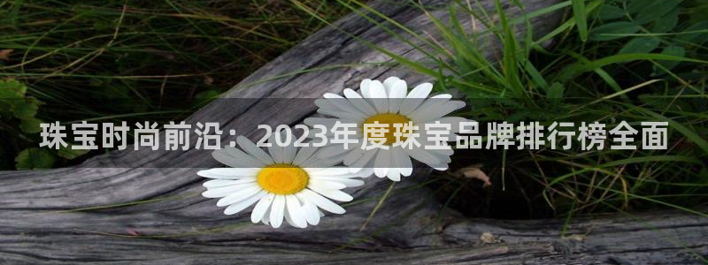 天亿娱乐宏发团队招聘：珠宝时尚前沿：2023年度珠宝品牌排行