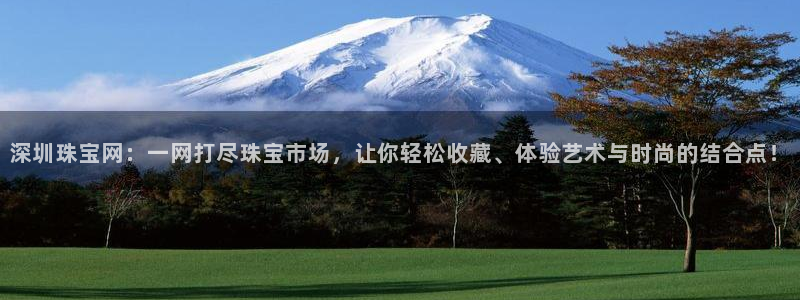 天宏娱乐男神：深圳珠宝网：一网打尽珠宝市场，让你轻松收藏、体