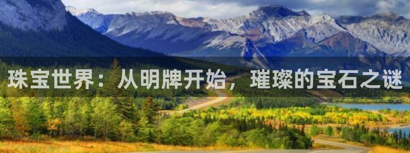 宏天娱乐说：珠宝世界：从明牌开始，璀璨的宝石之谜